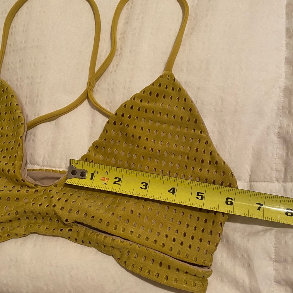 Acacia swimwear Yellow Eyelet Bikini Set - Picture 6 of 10